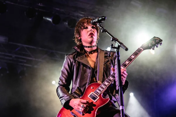 Halestorm Durante Halestorm Vicious Tour Concerto Música Bolonha Junho 2019 — Fotografia de Stock