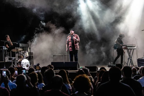 Tom Walker Durante Tom Walker Concierto Musical Verona Junio 2019 — Foto de Stock