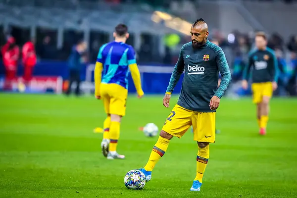 2019 / 20 Şampiyonlar Ligi sezonunda FC Barcelona 'dan Arturo Vidal - Fotoğraf: Fabrizio Carabelli / LM