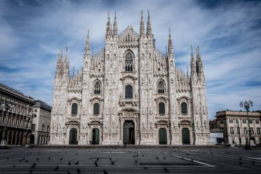 Coronavirus Acil Servisi sırasında Milan kasabası sırasında duomo, 19 Nisan 2020 - LM / Daniele Cifala