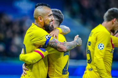 2019 / 20 Şampiyonlar Ligi sezonunda FC Barcelona 'dan Arturo Vidal - Fotoğraf: Fabrizio Carabelli / LM