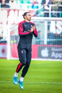Ac Milan 'dan Zlatan Ibrahimoviç İtalya futbol takımı Serie A sezonu 2019 / 20 Ac Milan - Fotoğraf: Fabrizio Carabelli / Lm