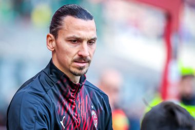 Ac Milan 'dan Zlatan Ibrahimoviç İtalya futbol takımı Serie A sezonu 2019 / 20 Ac Milan - Fotoğraf: Fabrizio Carabelli / Lm