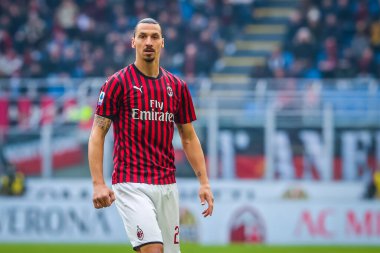 Ac Milan 'dan Zlatan Ibrahimoviç İtalya futbol takımı Serie A sezonu 2019 / 20 Ac Milan - Fotoğraf: Fabrizio Carabelli / Lm