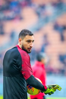 Ac Milan 'dan Gianluigi Donnarumma İtalya Futbol Ligi 2019 / 20 Ac Milan - Fotoğraf: Fabrizio Carabelli / Lm
