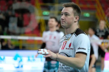 Oleh plotnytskyi (17) efendim güvenlik conad perugia İtalyan Voleybol Superlega Serie A Sezon 2019 / 20, İtalyan Serie A Men SuperLeague Championship, Verona, Ocak 01 2020 - LM / Roberto Tommasini