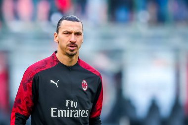 Ac Milan 'dan Zlatan Ibrahimoviç İtalya futbol takımı Serie A sezonu 2019 / 20 Ac Milan - Fotoğraf: Fabrizio Carabelli / Lm