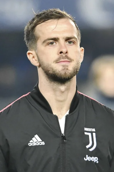 Miralem Pjanic Juventus Durante Temporada Futebol Serie Italiana 2019 Partida — Fotografia de Stock