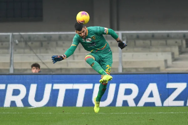 Mauro Vigorito Lecce Během Italské Fotbalové Sezóny Serie 2019 Italský — Stock fotografie