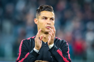 Juventus takımından Cristiano Ronaldo İtalyan futbolu sezonu 2019 / 20 Juventus Fc - Fotoğraf: Fabrizio Carabelli / Lm