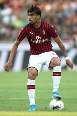 Lucas Paquet (Milan) İtalya Futbol Serisi 2019 / 20 sezonunda - Fotoğraf: Gabriele Menis / LM 