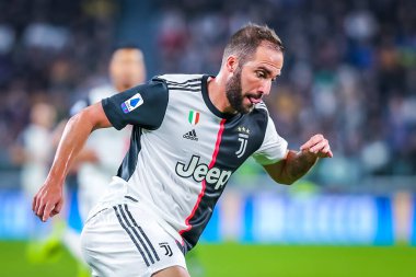 Juventus 'lu Gonzalo Higuain İtalyan futbolu sezonu 2019 / 20 Juventus Fc - Fotoğraf: Fabrizio Carabelli / Lm