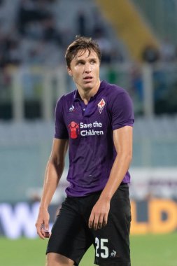 Federico chiesa (fiorentina) İtalya 'nın Floransa kentinde ACF Fiorentina sezonunda, 01 Ocak 2020 - LM / Lisa Guglielmi