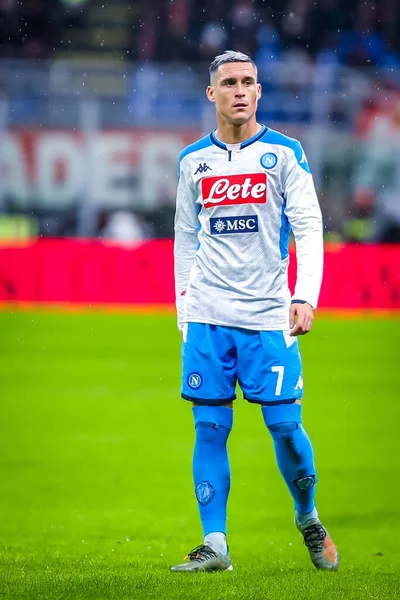 Jose Callejon Ssc Napoli Durante Temporada Fútbol Italiano Serie 2019 — Foto de Stock