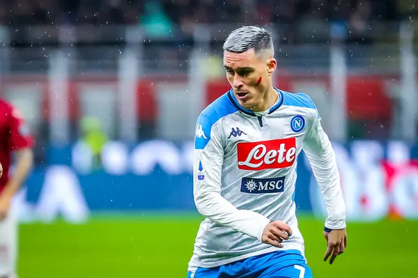 Jose Callejon Ssc Napoli Durante Temporada Fútbol Italiano Serie 2019 — Foto de Stock