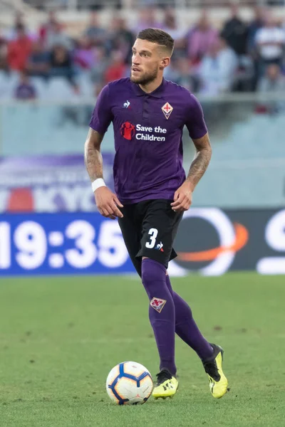 Cristiano Biraghi Fiorentina Durante Temporada Fútbol Italiano Serie Acf Fiorentina — Foto de Stock