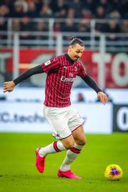 Ac Milan 'dan Zlatan Ibrahimoviç İtalya futbol takımı Serie A sezonu 2019 / 20 Ac Milan - Fotoğraf: Fabrizio Carabelli / Lm