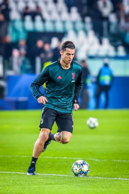 Juventus takımından Cristiano Ronaldo İtalyan futbolu sezonu 2019 / 20 Juventus Fc - Fotoğraf: Fabrizio Carabelli / Lm