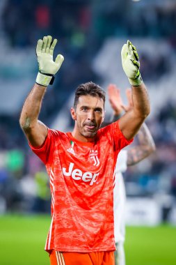 Juventus 'lu Gianluigi Buffon İtalyan futbolu sezonu 2019 / 20 Juventus Fc - Fotoğraf: Fabrizio Carabelli / Lm