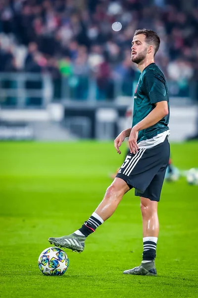 Juventus 'lu Miralem Pjaniç İtalyan futbolu serisi sırasında 2019 / 20 Juventus Fc - Fotoğraf: Fabrizio Carabelli / Lm