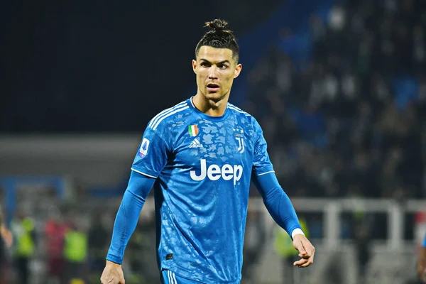 Cristiano Ronaldo Juventus Durante Stagione Calcistica 2019 Italia Gennaio 2020 — Foto Stock