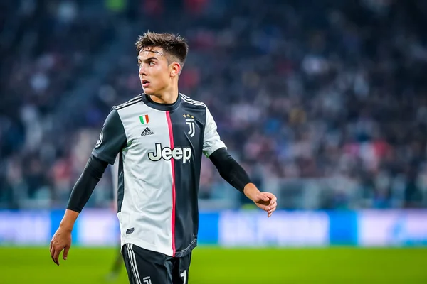 Paulo Dybala Van Juventus Tijdens Italiaanse Voetbal Serie Seizoen 2019 — Stockfoto