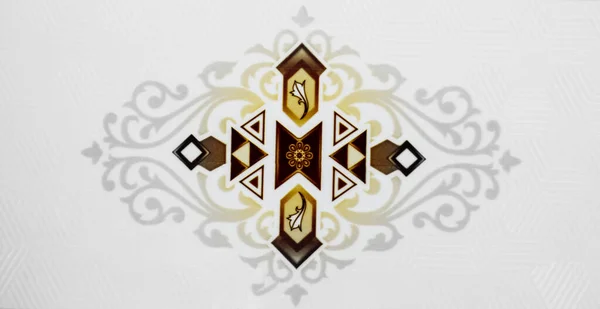 Arábie Styl Dlaždice Mozaika Pro Domácí Stěnové Dekorace Unikátní Vzor — Stock fotografie