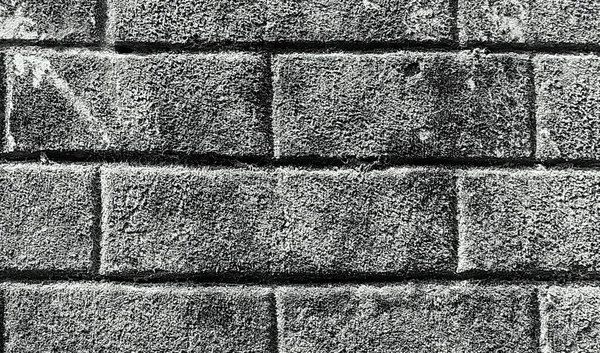 Patrón Ladrillos Blanco Negro Para Fondo Textura Uso Pared Del — Foto de Stock