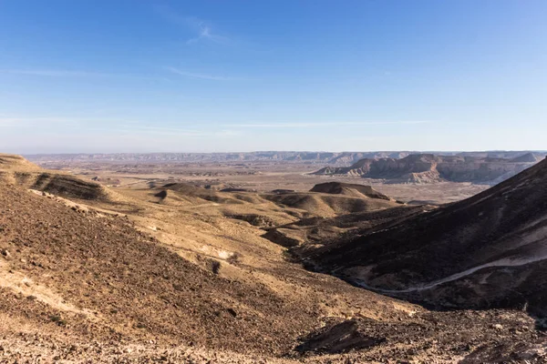 endlles desert landscape top view