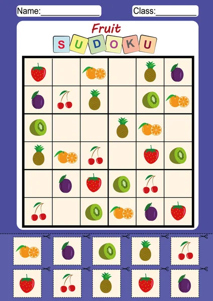 Circle the Small Fruits, Find Big or Small Worksheet for Kids