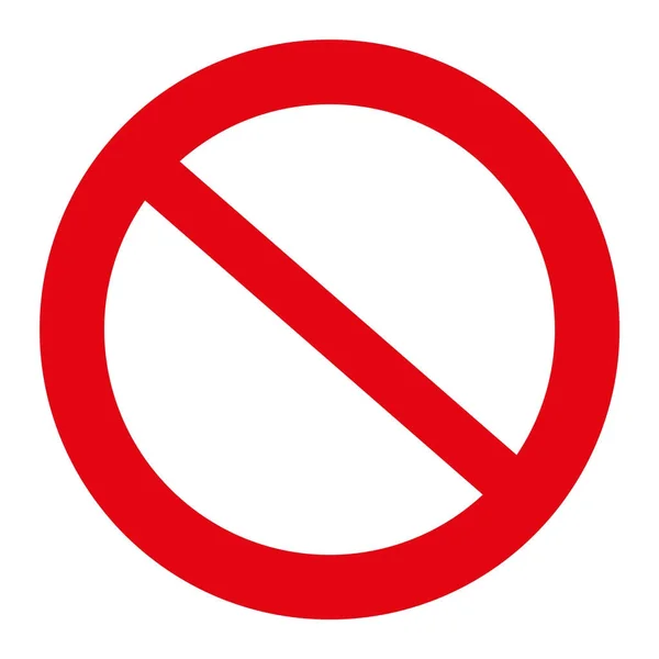 Trafik işareti illüstrasyon, izin işaret değil, üzerinde beyaz izole