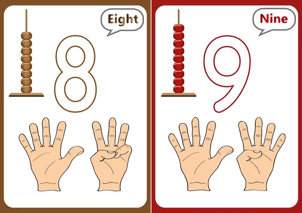 öğrenme numaraları 0-10, birden parlamak oyun kağıdı, eğitim okul öncesi etkinlikleri
