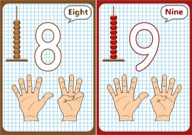 öğrenme numaraları 0-10, birden parlamak oyun kağıdı, eğitim okul öncesi etkinlikleri