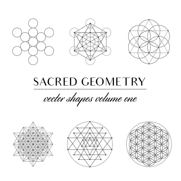 Kutsal geometri cilt bir — Stok Vektör