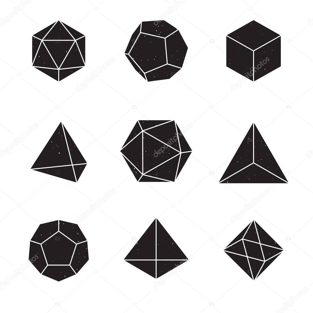 Geometric Shapes - Platonic Solids