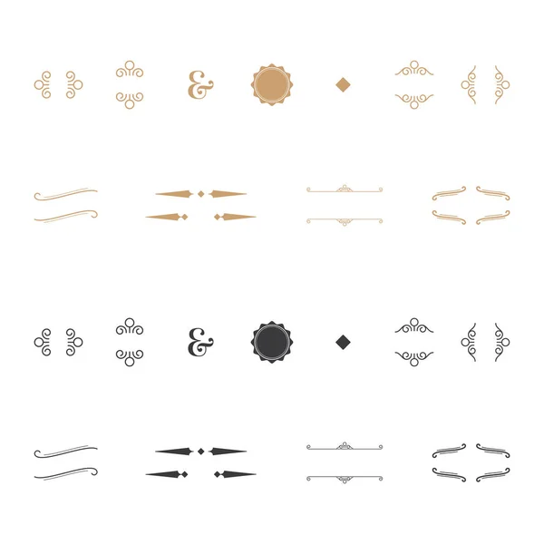 Ornamentos Vintage modernos — Vector de stock