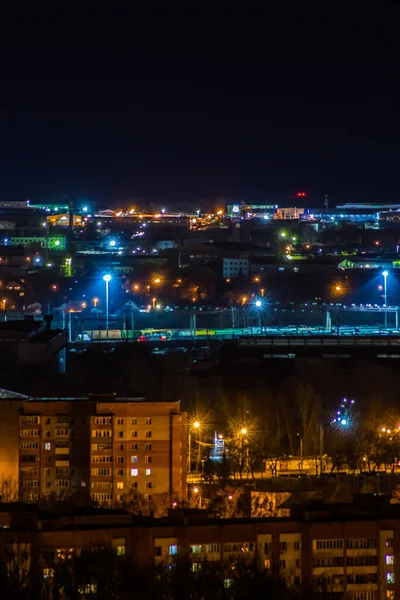 Russische Föderation Bei Nacht Stadt Penza — Stockfoto