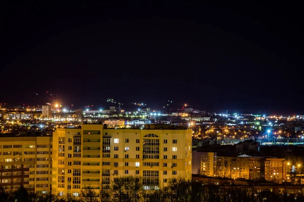 Federação Russa Cidade Noturna Penza — Fotografia de Stock