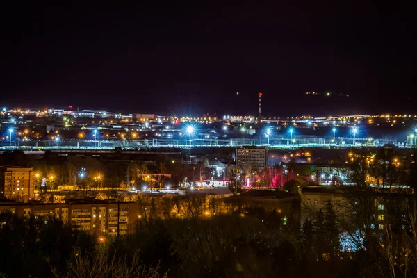 Russian Federation Night City Penza — Stock Photo, Image