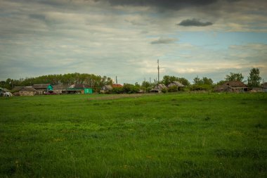 Rusya Federasyonu kırsal bölgelerinde yaz manzarası
