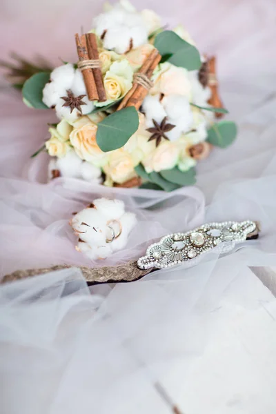 Bride wedding details — Stock Photo, Image