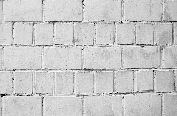 White grunge brick wall background — Stock Photo, Image