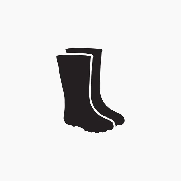 Rubber boot icon — Stock Vector