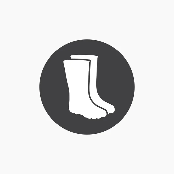 Rubber boot icon — Stock Vector