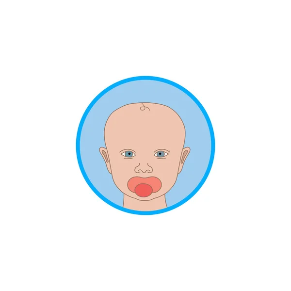 赤ちゃん子供のアイコン ベクトル — ストックベクタ