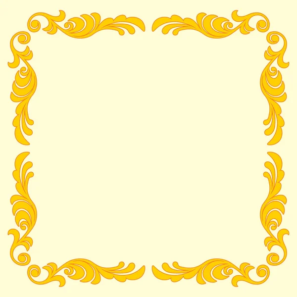 Divertida decoración colorida sobre fondo amarillo — Vector de stock