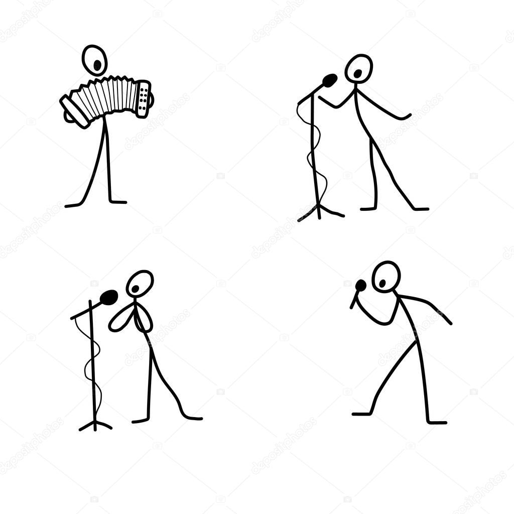 sketch stick art