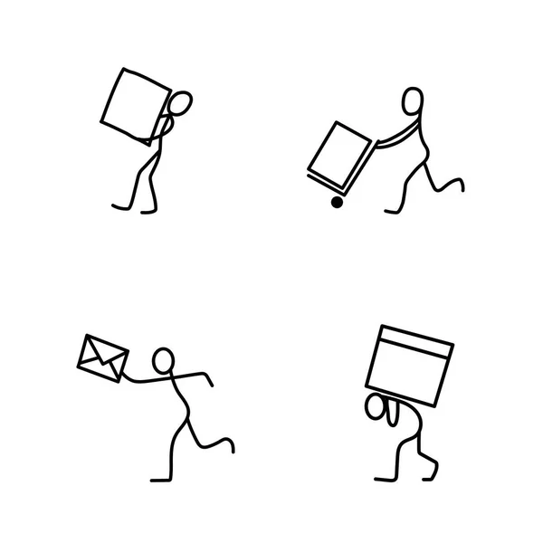 10,502,606 Shipping stick figure Vector Images | Depositphotos