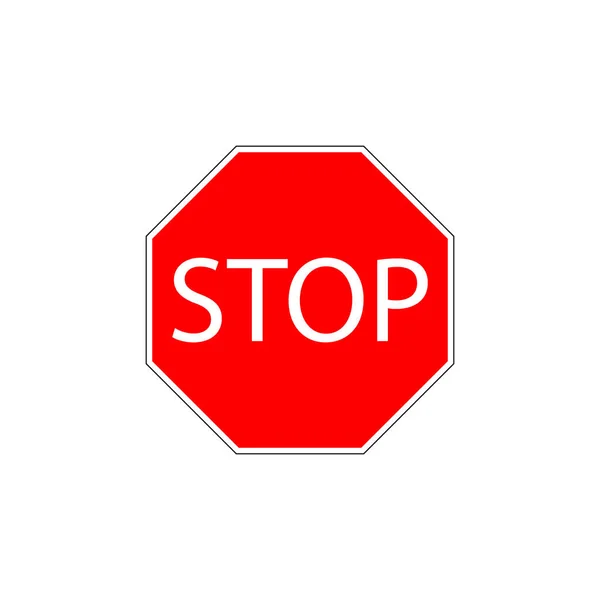 停止警告标志 — 图库矢量图片