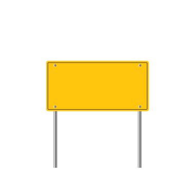 Yol işareti simgesi. Düz tasarım